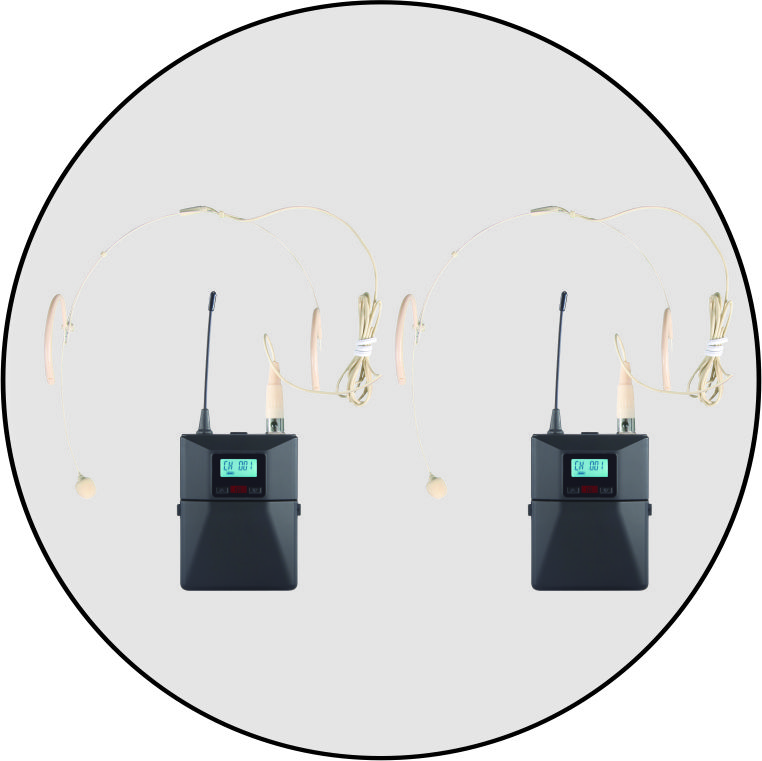 Радиосистема ITC T-521US 2 головных микрофона